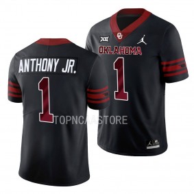 Andrel Anthony Oklahoma Sooners Home Game #1 Jersey Men's Crimson 2023 Football Uniform