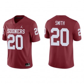 Clayton Smith Oklahoma Sooners Jordan Brand Game College Football Jersey Crimson