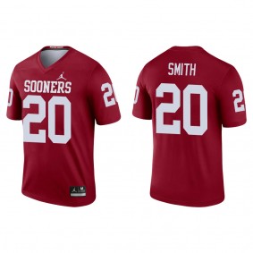 Clayton Smith Oklahoma Sooners Jordan Brand Legend College Football Jersey Crimson