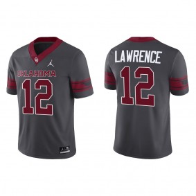 Key Lawrence Oklahoma Sooners Nike Alternate Game Jersey Anthracite