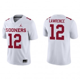 Key Lawrence Oklahoma Sooners Jordan Brand Game College Football Jersey White