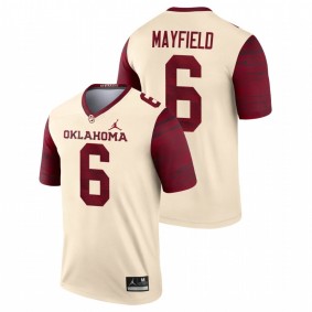 Baker Mayfield Oklahoma Sooners Cream Legend Alternate Jersey