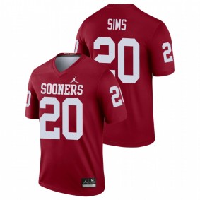 Men's Oklahoma Sooners Billy Sims Crimson Legend Football Jordan Brand Jersey