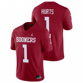 Jalen Hurts Oklahoma Sooners Crimson Alumni Game Jersey