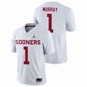 Kyler Murray Oklahoma Sooners White Game Football Jersey