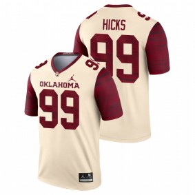 Marcus Hicks Oklahoma Sooners Cream Legend Alternate Jersey