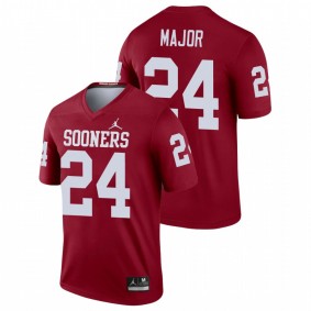 Men's Oklahoma Sooners Marcus Major Crimson Legend Football Jordan Brand Jersey