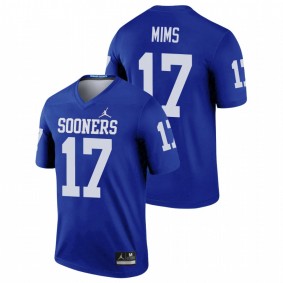 Marvin Mims Oklahoma Sooners Blue Legend Football Jersey