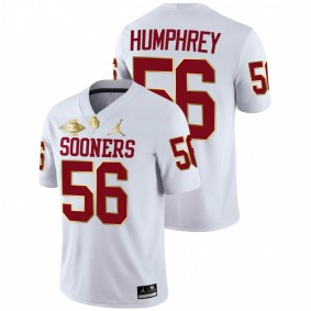 Creed Humphrey Oklahoma Sooners White 2021 Red River Showdown NFL Alumni Jersey