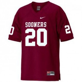 Youth Oklahoma Sooners #20 Billy Sims Red Football Jersey